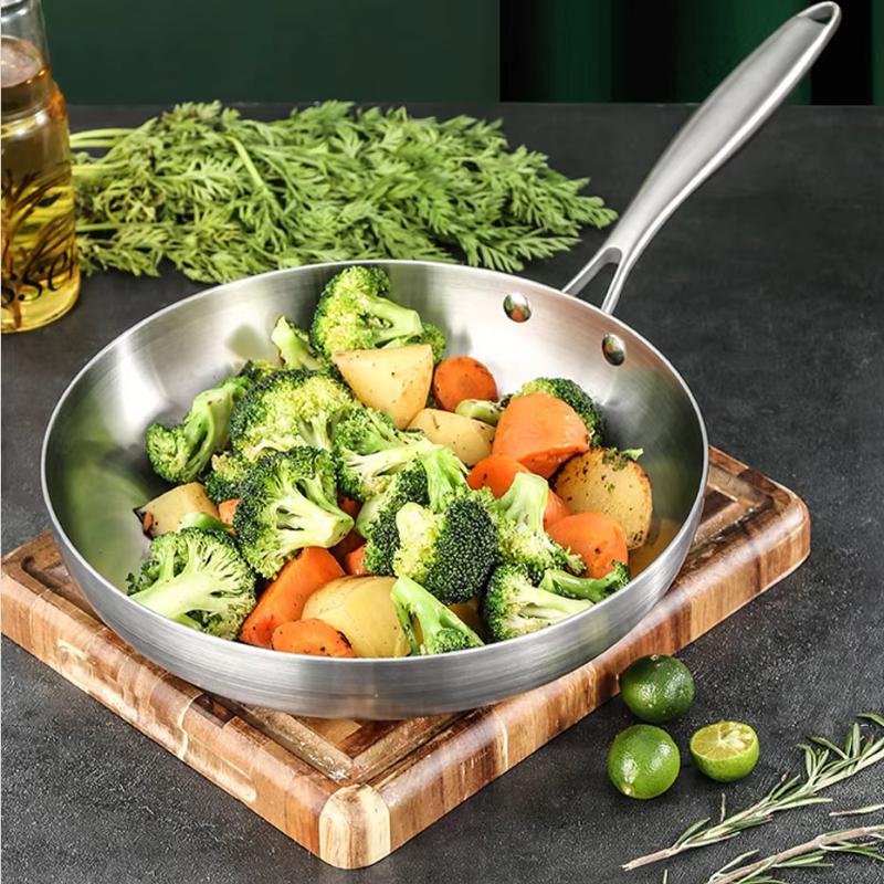 Sebastian | Pro-Grade Stainless Steel Frying Pan