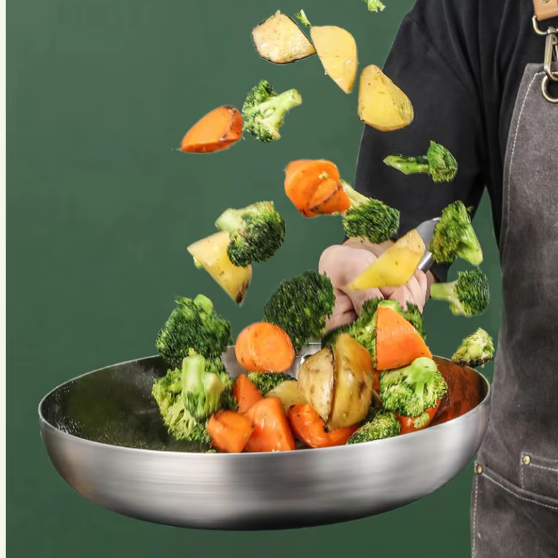 Sebastian | Pro-Grade Stainless Steel Frying Pan