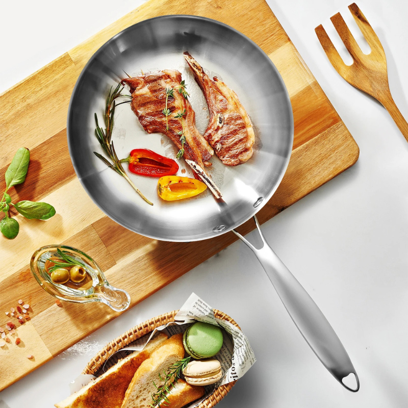 Sebastian | Pro-Grade Stainless Steel Frying Pan