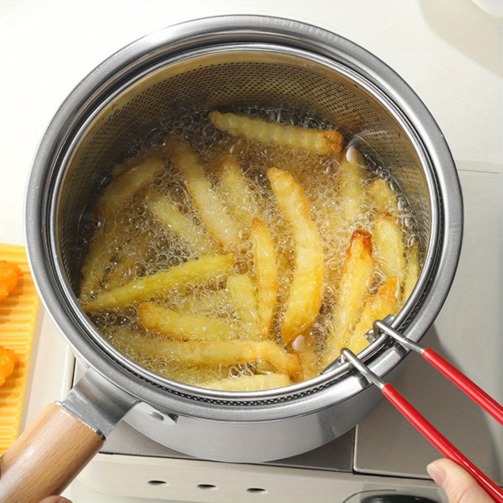 Revor | Ultimate Stainless Steel Fryer, Saucepan & Strainer Set