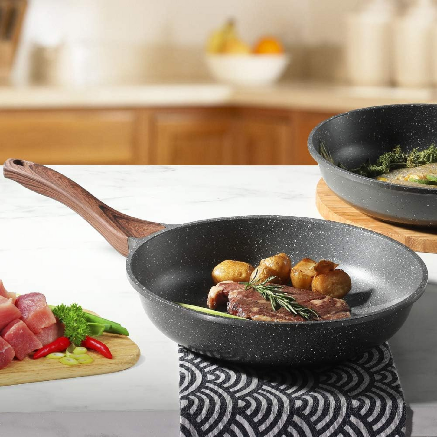Theo | Granite Non-Stick Frying Pan